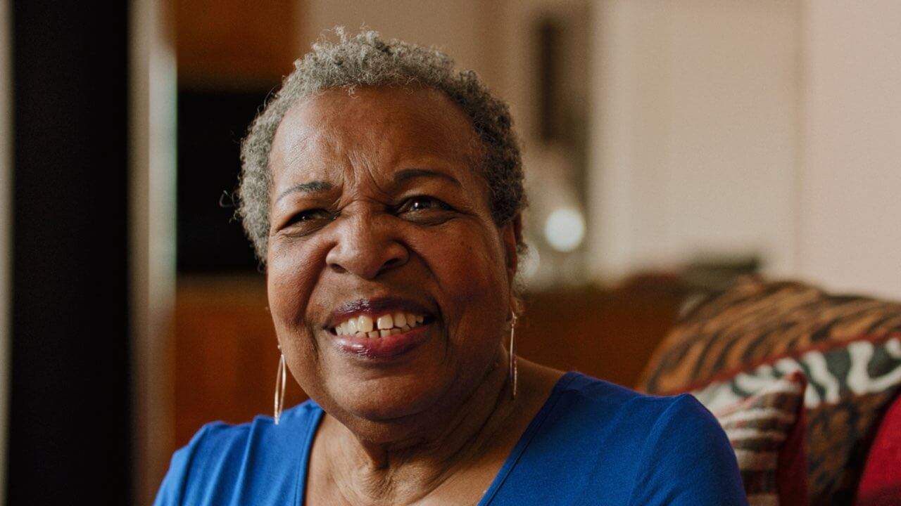 Photo of woman smiling